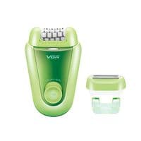 Эпилятор VGR 2 в 1 V-758 GREEN, 2 насадки, Box