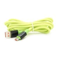 Кабель USB to Type-C (male to male), Підтримка SCP, QC3.0, PD до 240Вт, 480Mbps, довжина 1.5м, обплетення, Green, Box