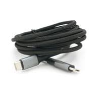 Кабель Type-C до Type-C (male to male), підтримка SCP, QC3.0, PD до 100Вт, 480Mbps, довжина 2.0м, обплетення, Black, Box
