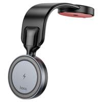 Автодержатель HOCO HW29+ Wireless Charging 15W, крепление на решетку, зажим 50-90мм, Black, Box