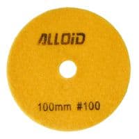 Круг зачистний Alloid Pro, алмазний, шліфувальний, на липучці, 100мм, зерно 100 (DD-63284)