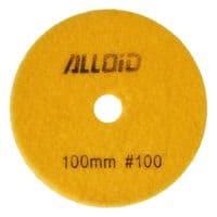 Круг зачистний Alloid Pro, алмазний, шліфувальний, на липучці, COMBS, 100мм, зерно 100 (DD-63378)