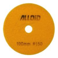 Круг зачистний Alloid Pro, алмазний, шліфувальний, на липучці, COMBS, 100мм, зерно 150 (DD-63379)