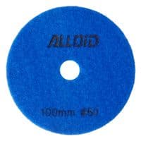 Круг зачистний Alloid Pro, алмазний, шліфувальний, на липучці, COMBS, 100мм, зерно 50 (DD-63377)
