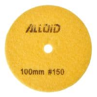 Круг зачистний Alloid Pro, алмазний, шліфувальний, на липучці, HEXAGON, 100мм, зерно 150 (DD-63387)