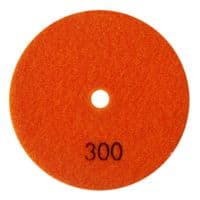 Круг зачистний Alloid Pro, алмазний, шліфувальний, на липучці, HEXAGON, 100мм, зерно 300 (DD-63389)