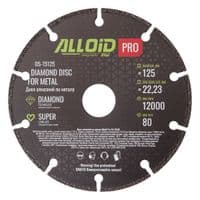 Круг відрізний Alloid Pro, алмазний, по металу, 125мм (DS-15125)
