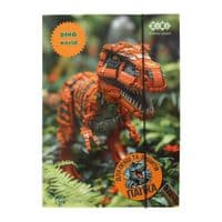Папка для трудовой учебы ZiBi для работы и тетрадей DINO, картонная, на резинке А4 (225 x 316 мм) (ZB.14940-11)