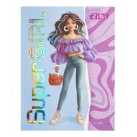 Дневник школьный ZiBi SUPER GIRL А5+, 40 листов (ZB.13920)