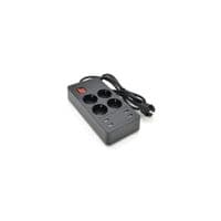 Сетевой фильтр питания Voltronic 4 раз, 4USB 5V-2.4A, 250V/4000W Black (P-EU4U4S-4000W)