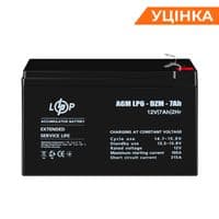 Розпродаж! (16152) Тяговий свинцево-кислотний AGM Акумулятор LP 6-DZM-7 Ah (02-2024)