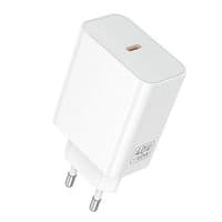 Блок живлення HOCO C162A 1xUSB-C, PD40W, білий, блістер