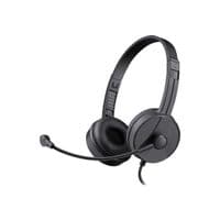 Гарнитура Defender Tune 160 2x3,5мм, 1,8м, черная