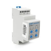 Реле контролю фаз CHINT NJYB3-4 AC380V, 3F3P, Захист U+(1,05~1,3)*Us / U-(0,7~0,95)*Us,Затримка 0,1~10с,Захист обриву / послідовності фаз / баланс20%, Ue740. 1CO+1NO