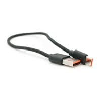 Кабель USB для Type-C (male to male), 10A, Підтримка SCP, QC3.0, PD до 240Вт, 480Mbps, длина 0.3м, обплетка, Black, Box