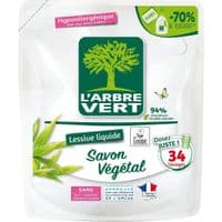 Гель для стирки L'Arbre Vert Растительное мыло Запасной блок 1.53 л (3450601046391)
