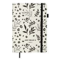 Книга записна Buromax RELAX, А5, 96 аркушів, клітинка, білий (BM.295101-12)