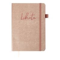 Книга записна Buromax LIBRETA, А5, 96 аркушів, клітинка, бежевий (BM.295117-28)
