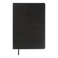 Книга записна Buromax BELLAGIO, А5, 96 аркушів, клітинка, чорний (BM.295118-01)