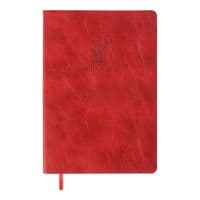 Книга записна Buromax BELLAGIO, А5, 96 аркушів, клітинка, червоний (BM.295118-05)