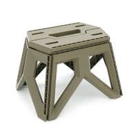Складаной табурет Voltronic, пластик, до 150 кг, 240х280х340 мм, цвет: хаки