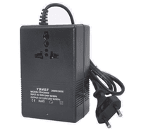 Преобразователь напряжения трансформаторный 200W Input 220 V / Output 110V, + универсальная розетка