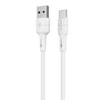 Кабель Borofone BX30, USB-Type-C, 2.4A, довжина 1м, White, BOX