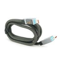 Кабель Type-C до Type-C (male to male), струм 5А, підтримка SCP, QC3.0, PD до 240Вт, довжина 1.5м, обплетення, Black, Box