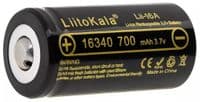 Аккумулятор 16340 LiitoKala, Lii-16A, 700mAh, 3.7V li-ion battery, 1 pcs