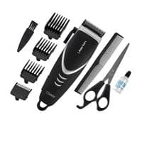 Машинка для стрижки Liberton LHC-7002, Black, 5W, питание от аккумуляторной батареи, 4 насадка, подвесная петля, дисплей (LHC-7002)