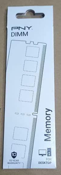Пам'ять 8Gb DDR4, 3200 MHz, PNY, CL22, 1.2V (MD8GSD43200-SB)