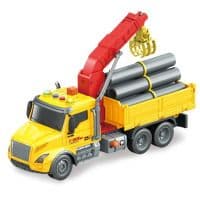 Игрушка CARS S Грузовик с трубами 1:14 (подвижные части, инерция, звук, свет, выхлоп)