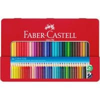 Карандаши цветные Faber-Castell Grip 2001 трехгранные 36 цветов, металлическая коробка, 112435 (24811)