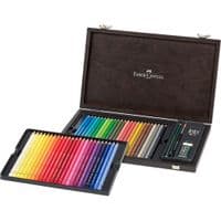 Карандаши цветные Faber-Castell Drer 48 цв. + аксессуары в деревянном пенале, 117506 (26081)