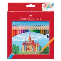 Карандаши цветные Faber-Castell Замок, 48 цветов 120148 (12440)