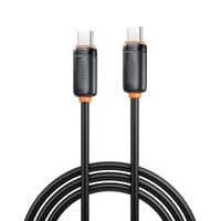 Дата кабель USB-C to USB-C 1.0m 27W black XO (XO-CB-300CC-BK)