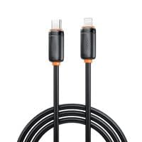 Дата кабель USB-C to Lightning 1.0m 27W black XO (XO-CB-300CL-BK)