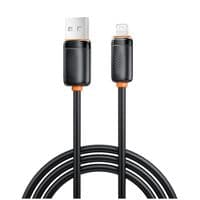 Дата кабель USB 2.0 AM to Lightning 1.0m 3A black XO (XO-CB-300UL-BK)