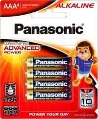 Батарейка Panasonic Alkaline Power щелочная AAA блистер, 4 шт.