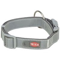 Ошейник для животных Trixie Premium Reflect светоотражающий графит M-L 36-55 см/25 мм (4011905673516)