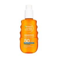 Засіб від засмаги Garnier Ambre Solaire Sensitive Advanced Hydrating Sun Water Сонцезахисна вода SPF 50 150 мл (3600542656771)