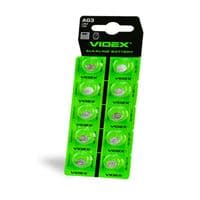 Батарейка Videx Alkaline AG3/LR41 BL 10 шт.