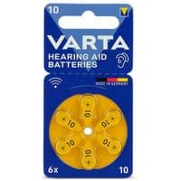 Батарейка Varta 10 PR70 BL 6 шт. (для слуховых аппаратов)