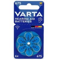 Батарейка Varta 675 PR44 BL 6 шт. (для слуховых аппаратов)