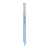 Ручка гелевая Buromax автоматическая PRESTIGE SILVER, 0,5 мм, синие чернила, голубая (BM.83102-14)
