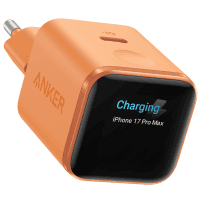 мережева зарядка ANKER Nano Charger - 45W USB-C Smart Display (Помаранчевий)