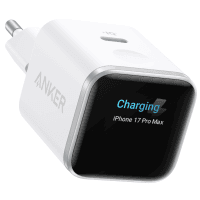 мережева зарядка ANKER Nano Charger - 45W USB-C Smart Display (Білий)