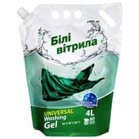 Гель для стирки Белые Паруса Universal Дой-пак 4 л (4820017663885)