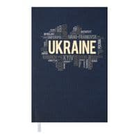 Тижневик Buromax недатований UKRAINE, A6, темно-синій, 288 сторінок (BM.2609-03)