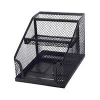 Підставка для дрібниць Buromax 152 x 102 x 103 мм, металева, чорна (BM.6245-01)